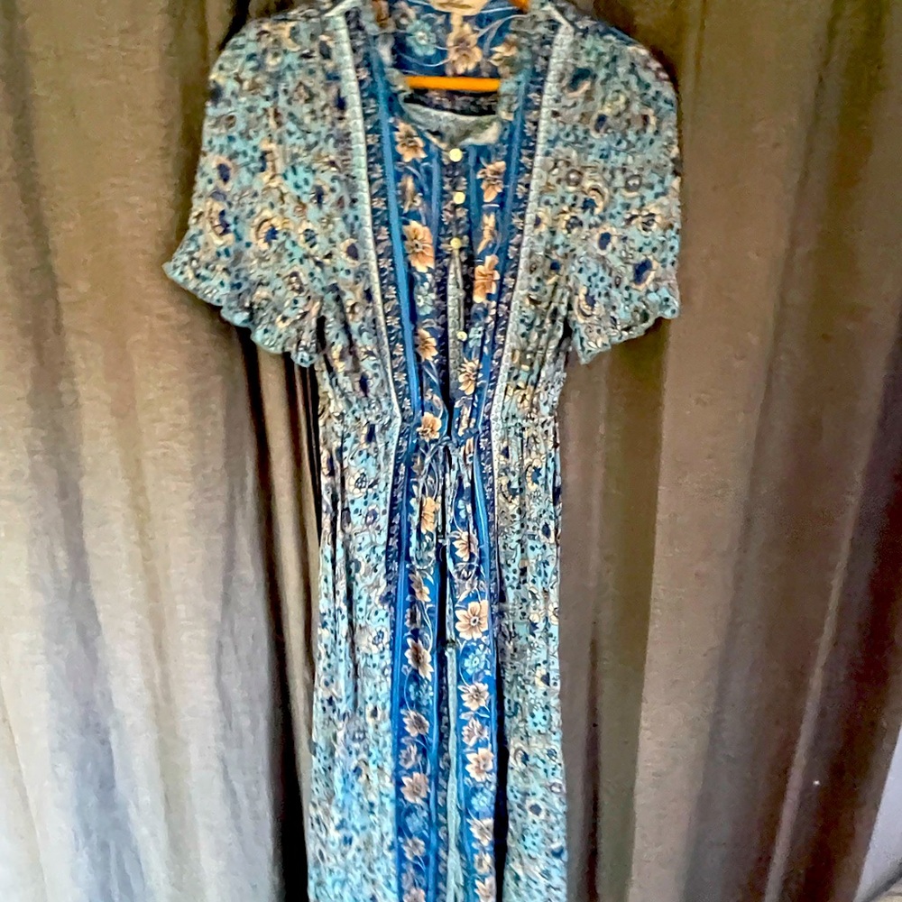 Arnhem Australia blue boho dress size 8